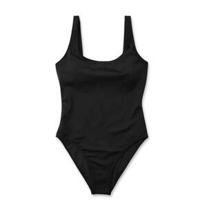 NWT Victoria’s Secret Pink Classic Black Scoop One-Piece Swimsuit Size XL